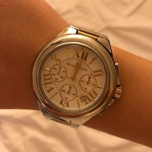 Michael Kors two-toned gold & silver watch
